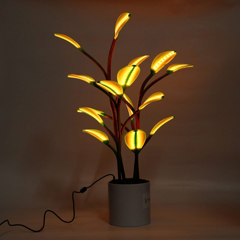 LED Houseplant Lamp Fluora Indoor christmas decoration Night Light flowers